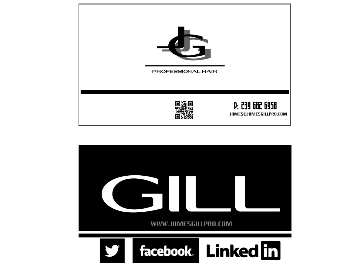 Business Card Design by ARTMD for James Gill | Design #2131696