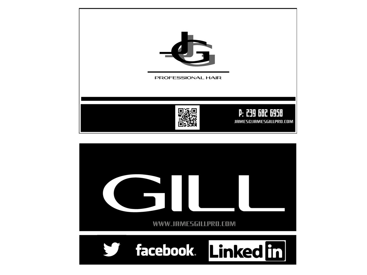 Business Card Design by ARTMD for James Gill | Design #2131701