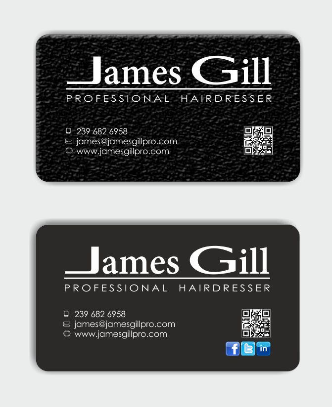 Business Card Design by IneseRo for James Gill | Design #2126114