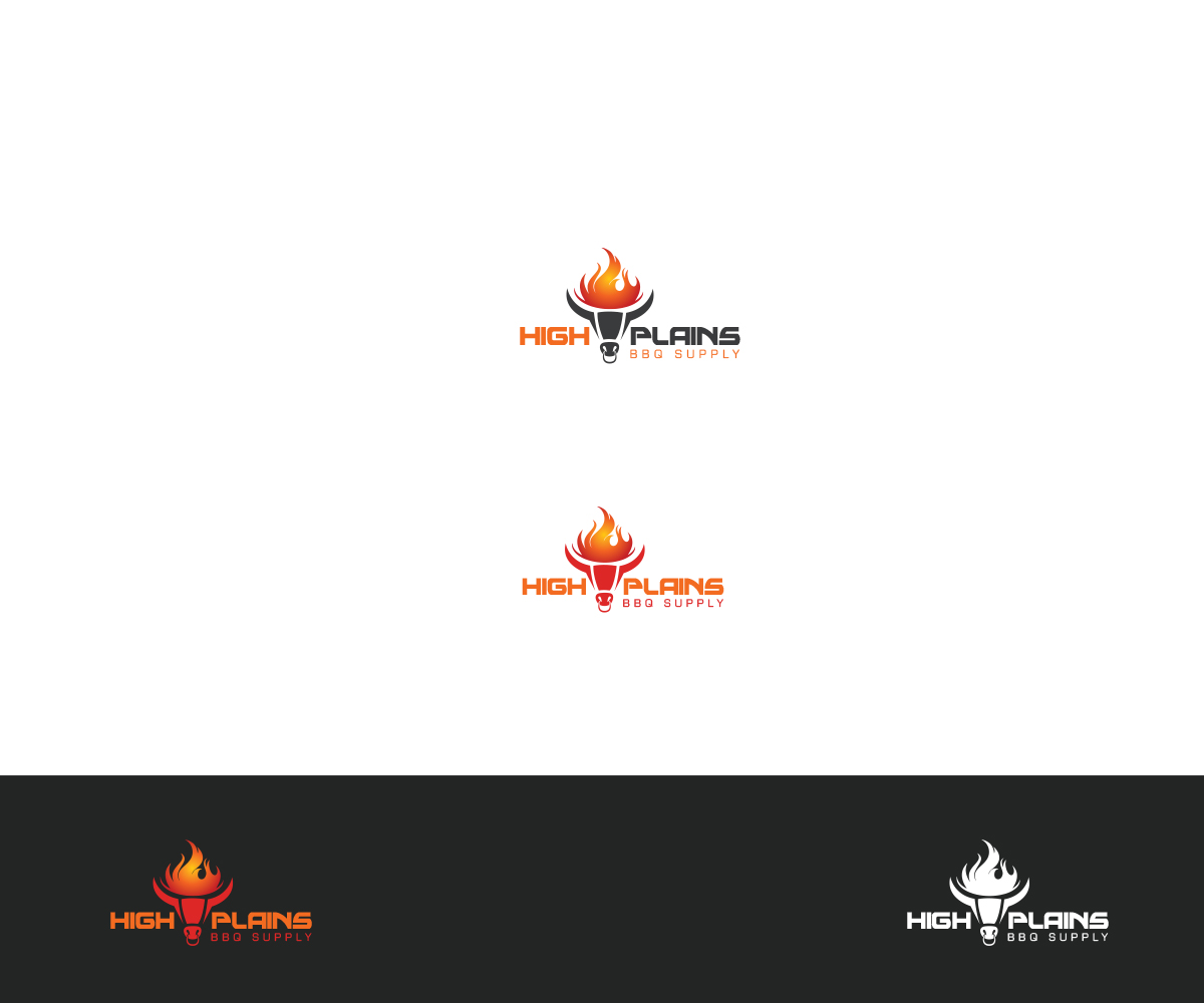 Logo Design by Aaaron for High Plains BBQ Suppy | Design #9278625