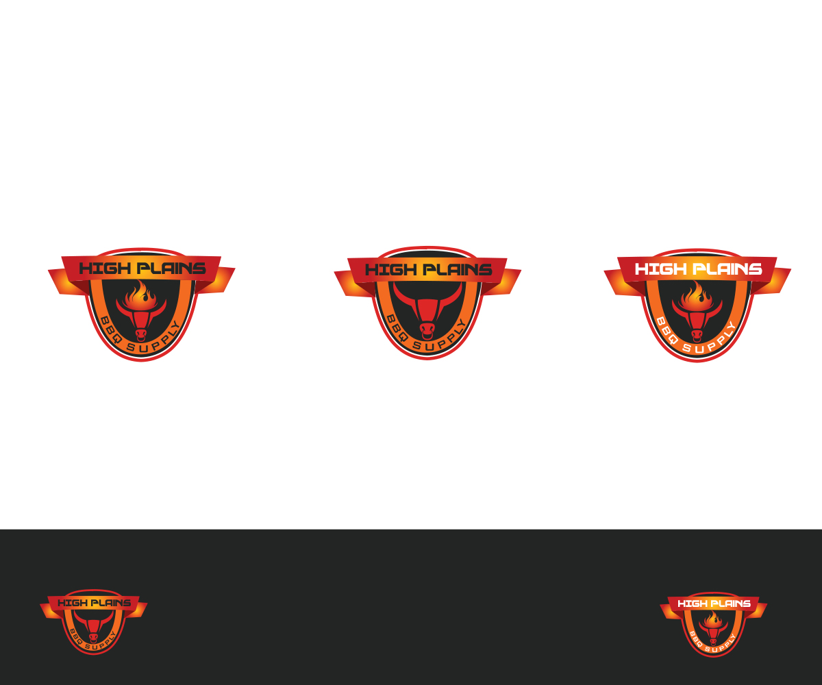 Logo Design by Aaaron for High Plains BBQ Suppy | Design #9285533