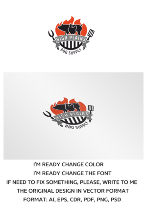 Logo-Design von artsterdam für High Plains BBQ Suppy | Design: #9282415