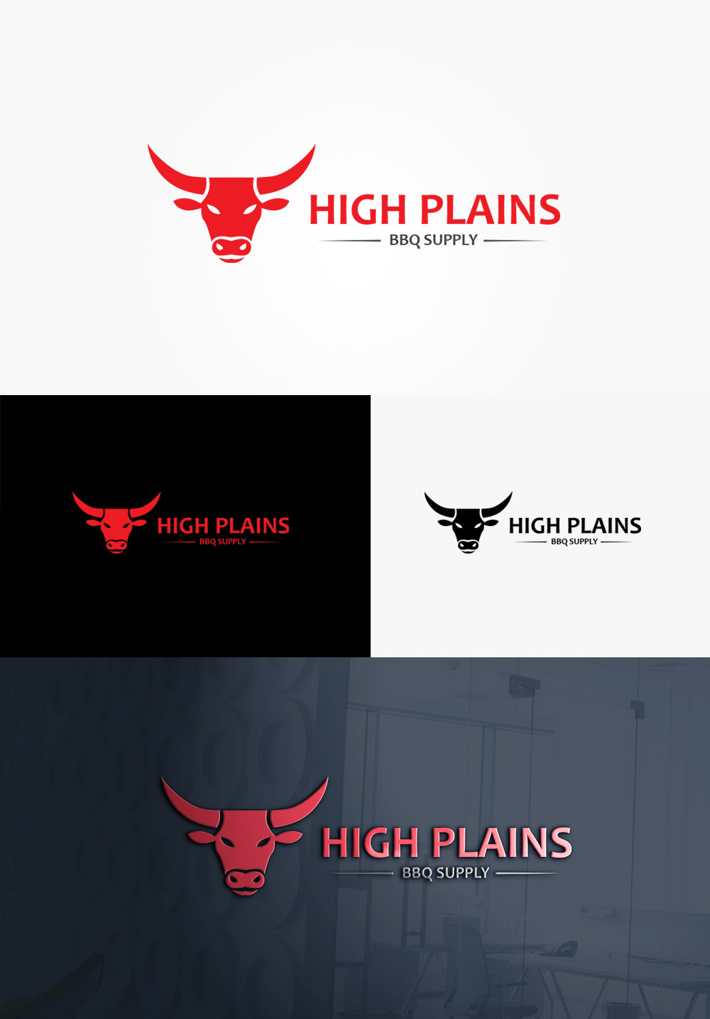 Logo Design by DesignPoint1845 for High Plains BBQ Suppy | Design #9280039