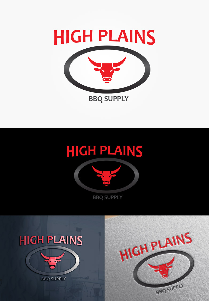 Diseño de Logo por DesignPoint1845 para High Plains BBQ Suppy | Diseño #9280040