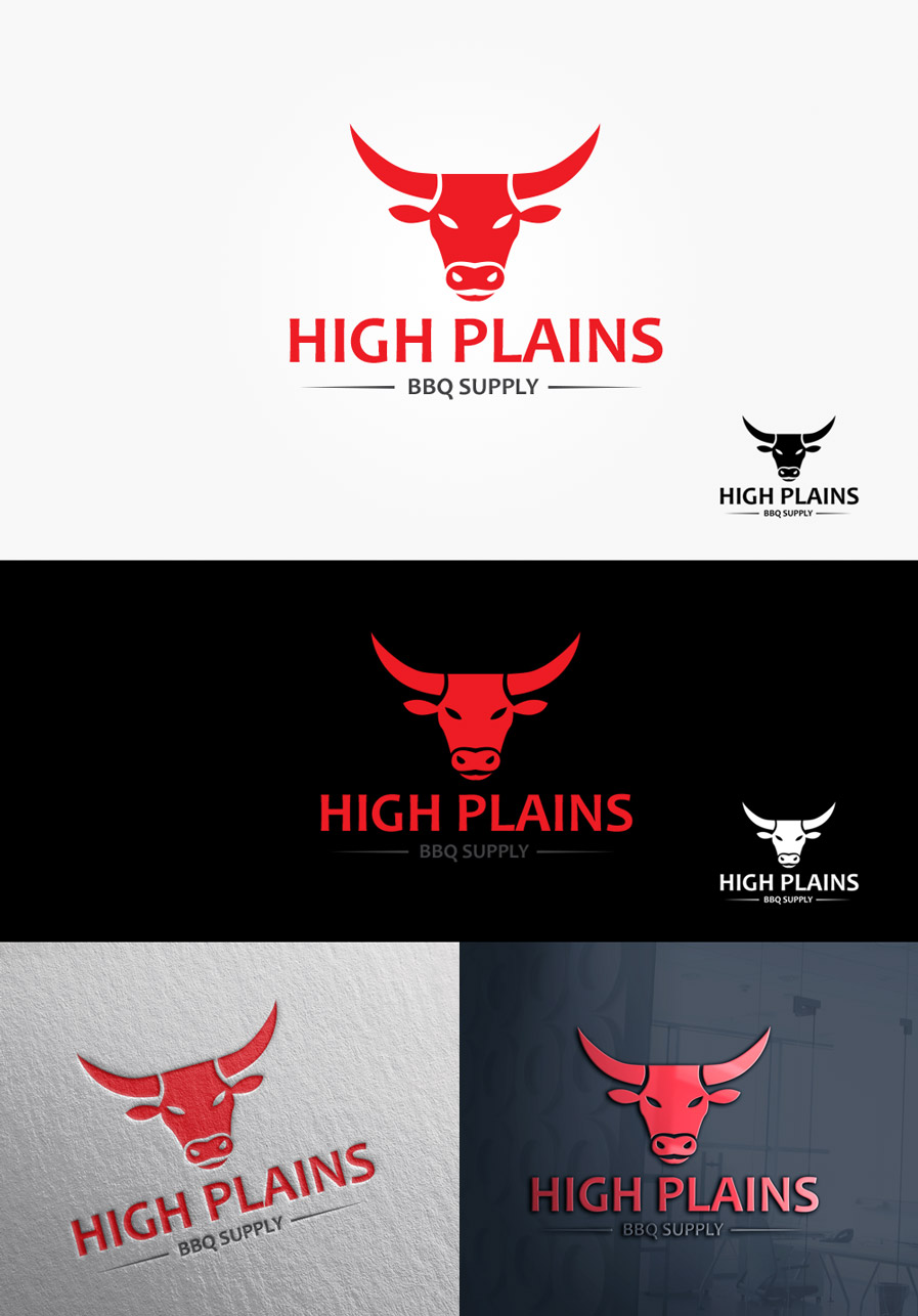 Logo-Design von DesignPoint1845 für High Plains BBQ Suppy | Design #9280046