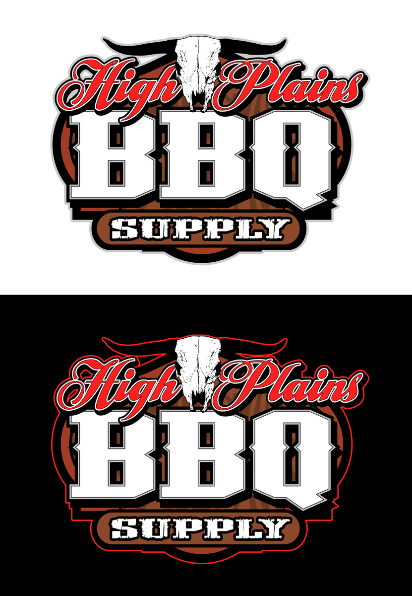 Logo Design by PrintMediaAU for High Plains BBQ Suppy | Design #9294705