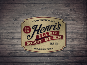 Label Design for a New Alcoholized Root Beer | Diseño de Empaque por Vinchi