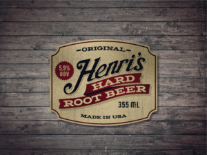 Label Design for a New Alcoholized Root Beer | Packaging Design by Vinchi