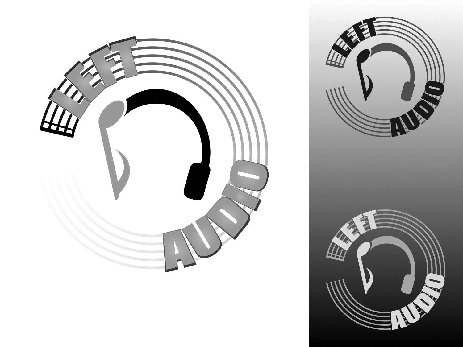 Diseño de Logo por ben L. para LeftAudio Productions  | Diseño #9297684