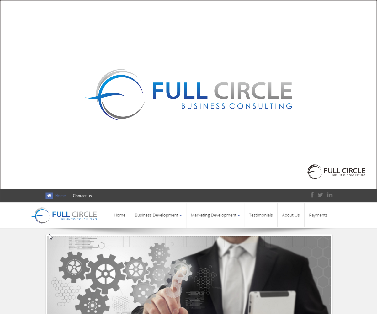 Logo Design by haszart for Full Circle BC | Design #9285189