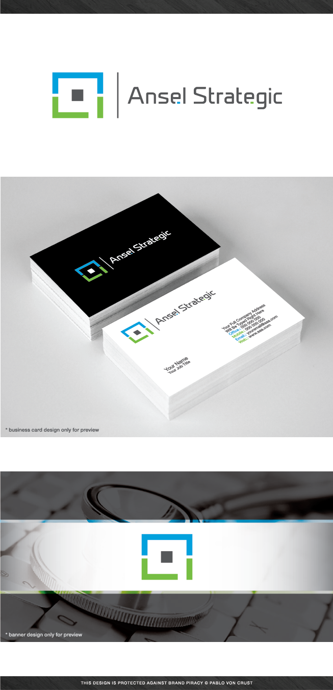 Logo Design by Pablo Von Crust for Ansel Strategic | Design: #9283252
