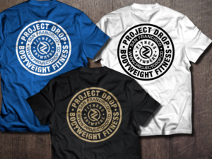 Project Drop Fitness T-Shirt (M/F) | T-shirt Design by 99.degree