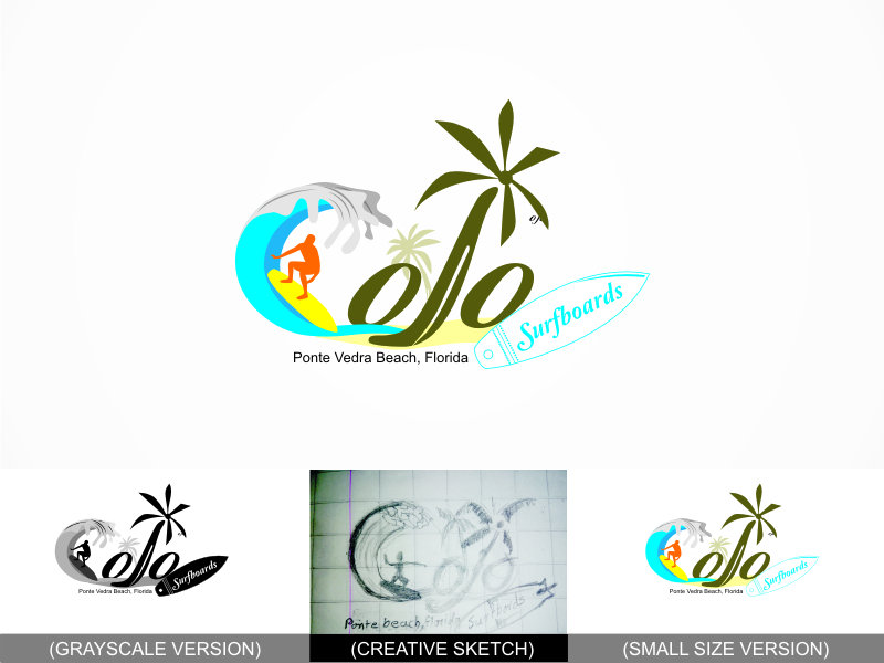 Diseño de Logo por Parshu para Cojo Surfboards | Diseño #9286536