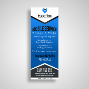 Flyer Design by itsonlyindro for Mobi-Tec Automotive Service Centre | Design #13281442