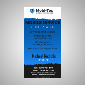 Flyer Design by itsonlyindro for Mobi-Tec Automotive Service Centre | Design: #13296498