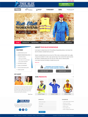 Diseño Web por Mayank Patel para THE PURELY TRUE BLUE GROUP PTY LTD | Diseño: #2076368