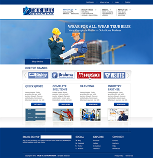 Diseño Web por ctbors para THE PURELY TRUE BLUE GROUP PTY LTD | Diseño: #2056914