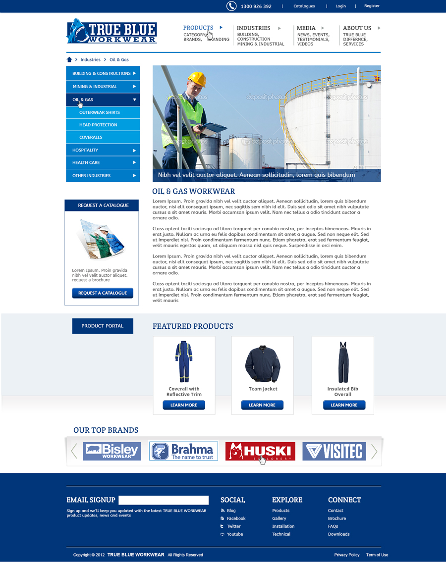 Web Design by ctbors for THE PURELY TRUE BLUE GROUP PTY LTD | Design #2077867