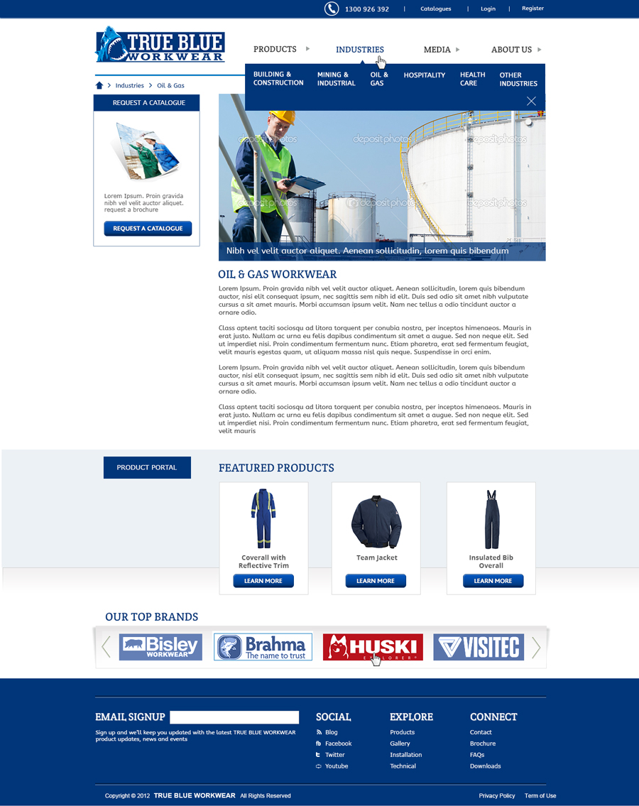 Web-Design von ctbors für THE PURELY TRUE BLUE GROUP PTY LTD | Design #2077868
