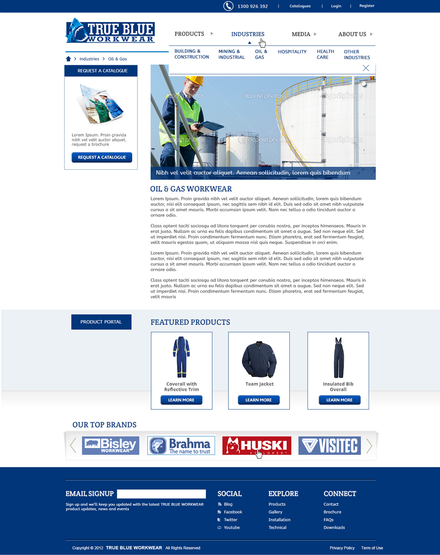 Web-Design von ctbors für THE PURELY TRUE BLUE GROUP PTY LTD | Design #2077870