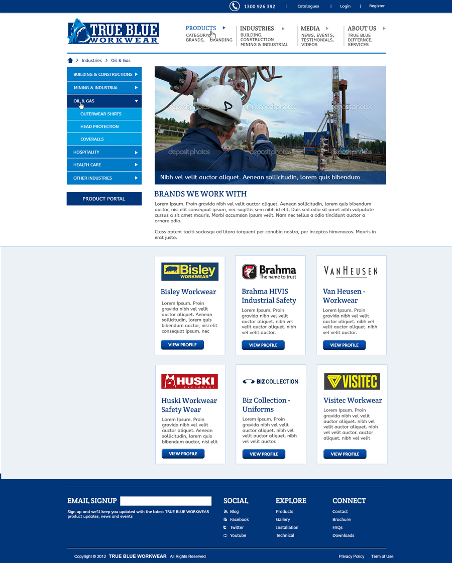 Web-Design von ctbors für THE PURELY TRUE BLUE GROUP PTY LTD | Design #2081732