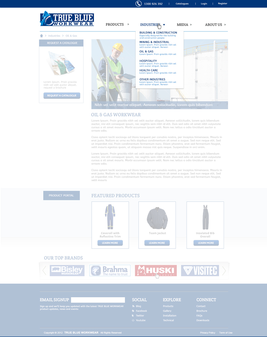 Web-Design von ctbors für THE PURELY TRUE BLUE GROUP PTY LTD | Design #2081998