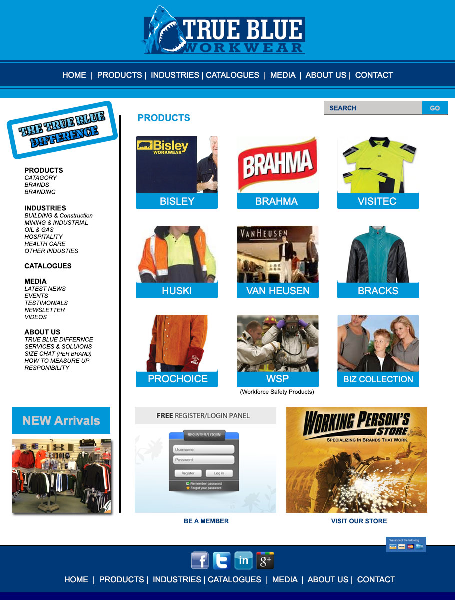 Web Design by noelopan1955 for THE PURELY TRUE BLUE GROUP PTY LTD | Design #2072891