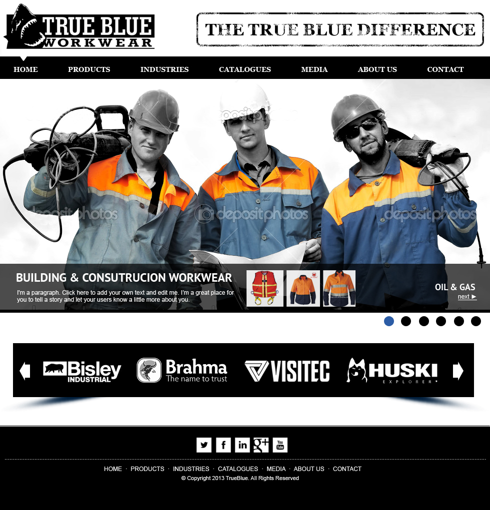 Web Design by jeckx2 for THE PURELY TRUE BLUE GROUP PTY LTD | Design #2081520