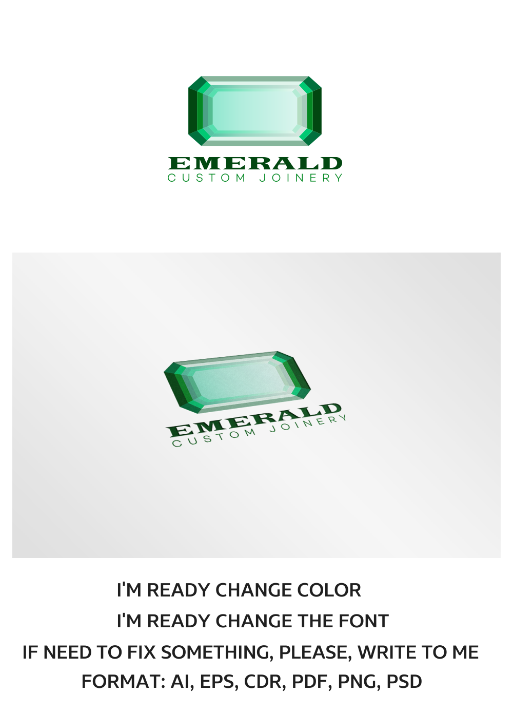 Design de Logo par artsterdam pour EMERALD CUSTOM JOINERY | Design #9289327