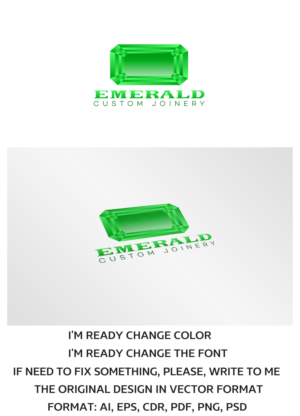 Design de Logo par artsterdam pour EMERALD CUSTOM JOINERY | Design : #9301854