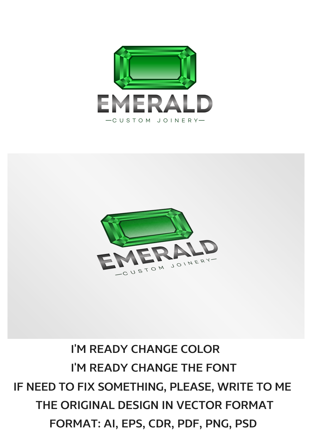 Design de Logo par artsterdam pour EMERALD CUSTOM JOINERY | Design #9313913
