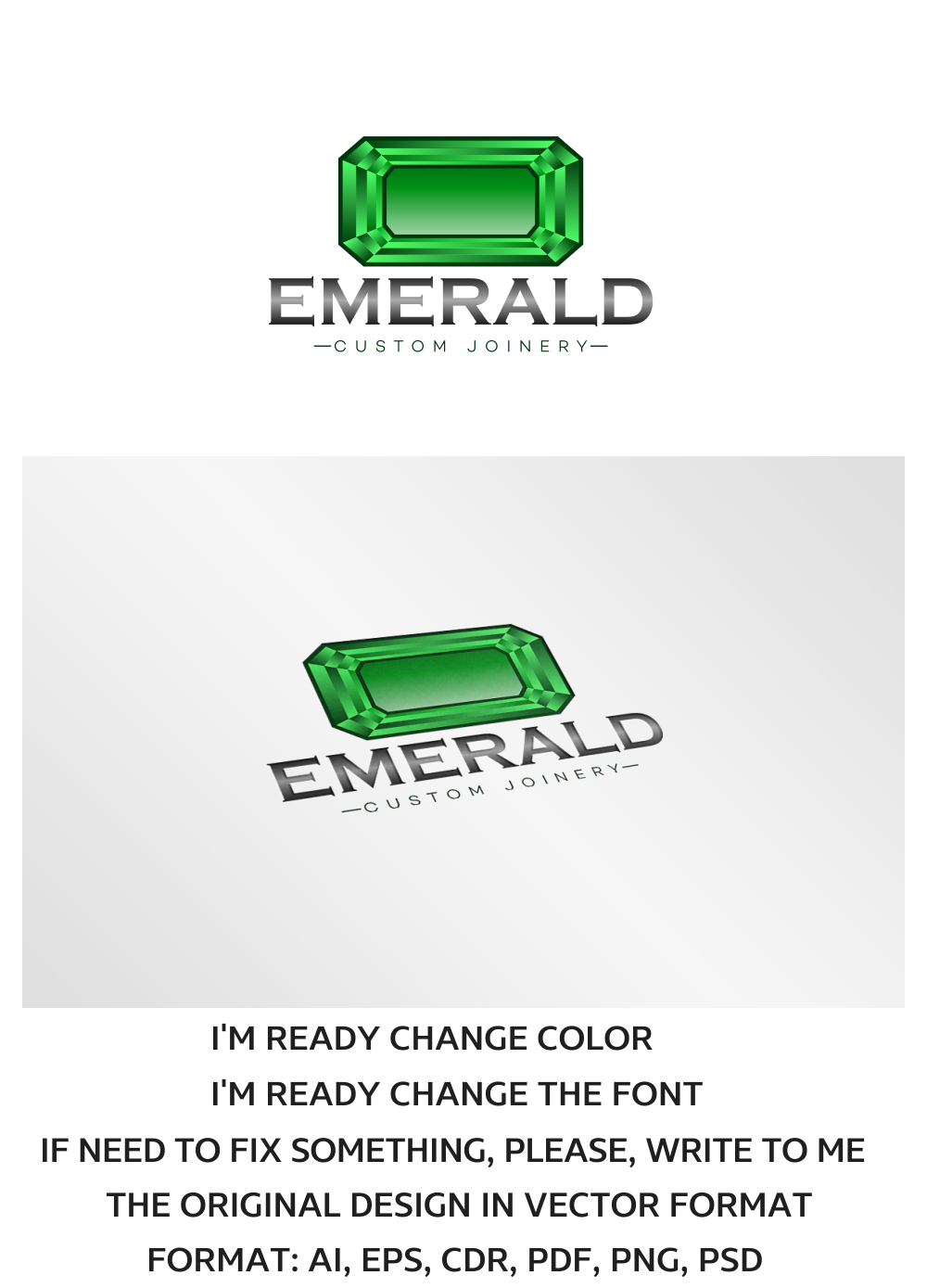 Design de Logo par artsterdam pour EMERALD CUSTOM JOINERY | Design #9313921