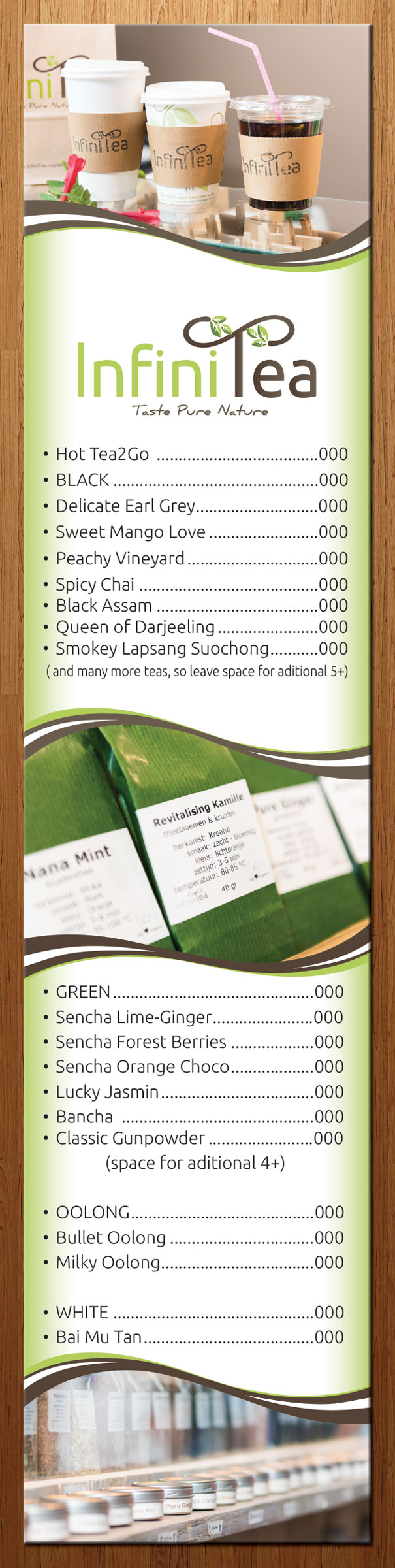 Menu Design by theblueart for this project | Design #9415975