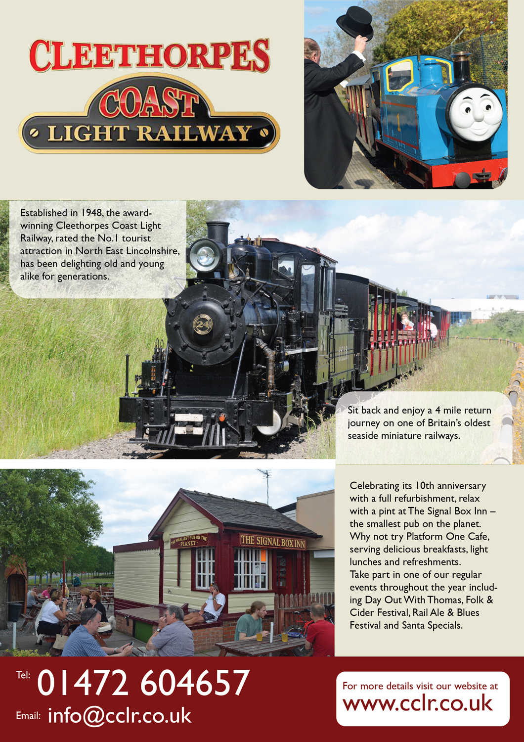 Poster Design by Rohan Alexander for Cleethorpes Light Railway Ltd | Design #9314431