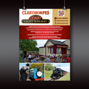Poster Design by ALSADESIGN for Cleethorpes Light Railway Ltd | Design: #9308826