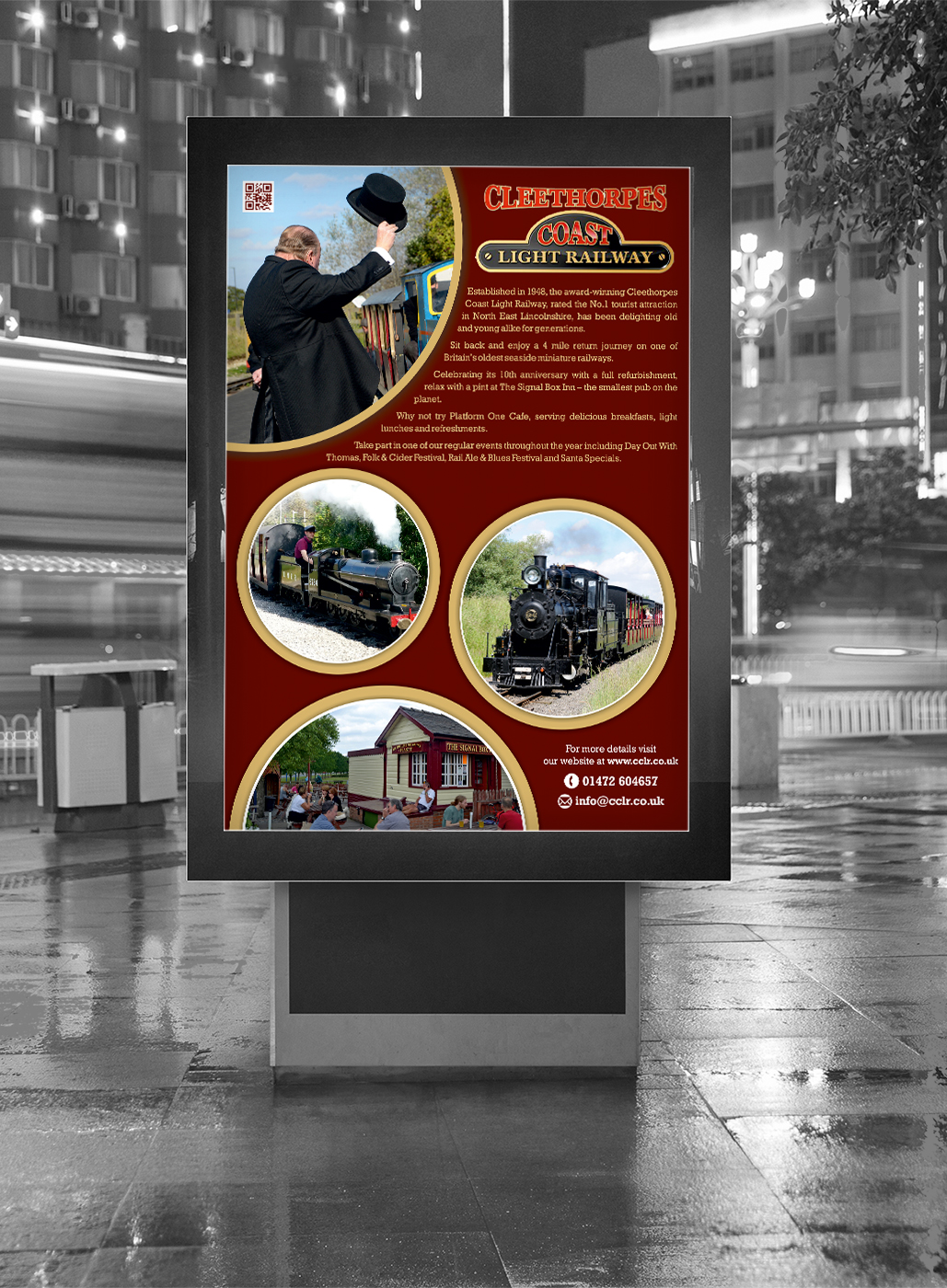 Poster Design by ALSADESIGN for Cleethorpes Light Railway Ltd | Design #9311329