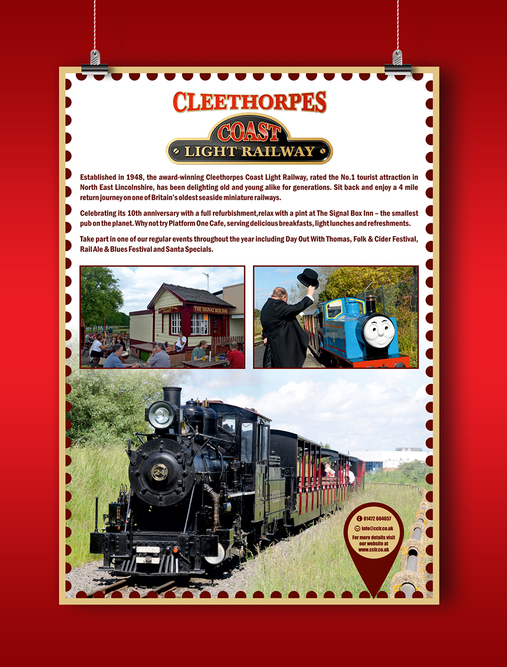 Poster Design by ALSADESIGN for Cleethorpes Light Railway Ltd | Design #9322006