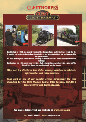 Poster Design by roopaljain for Cleethorpes Light Railway Ltd | Design: #9323171