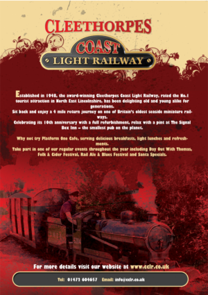 Poster Design by roopaljain for Cleethorpes Light Railway Ltd | Design: #9323172
