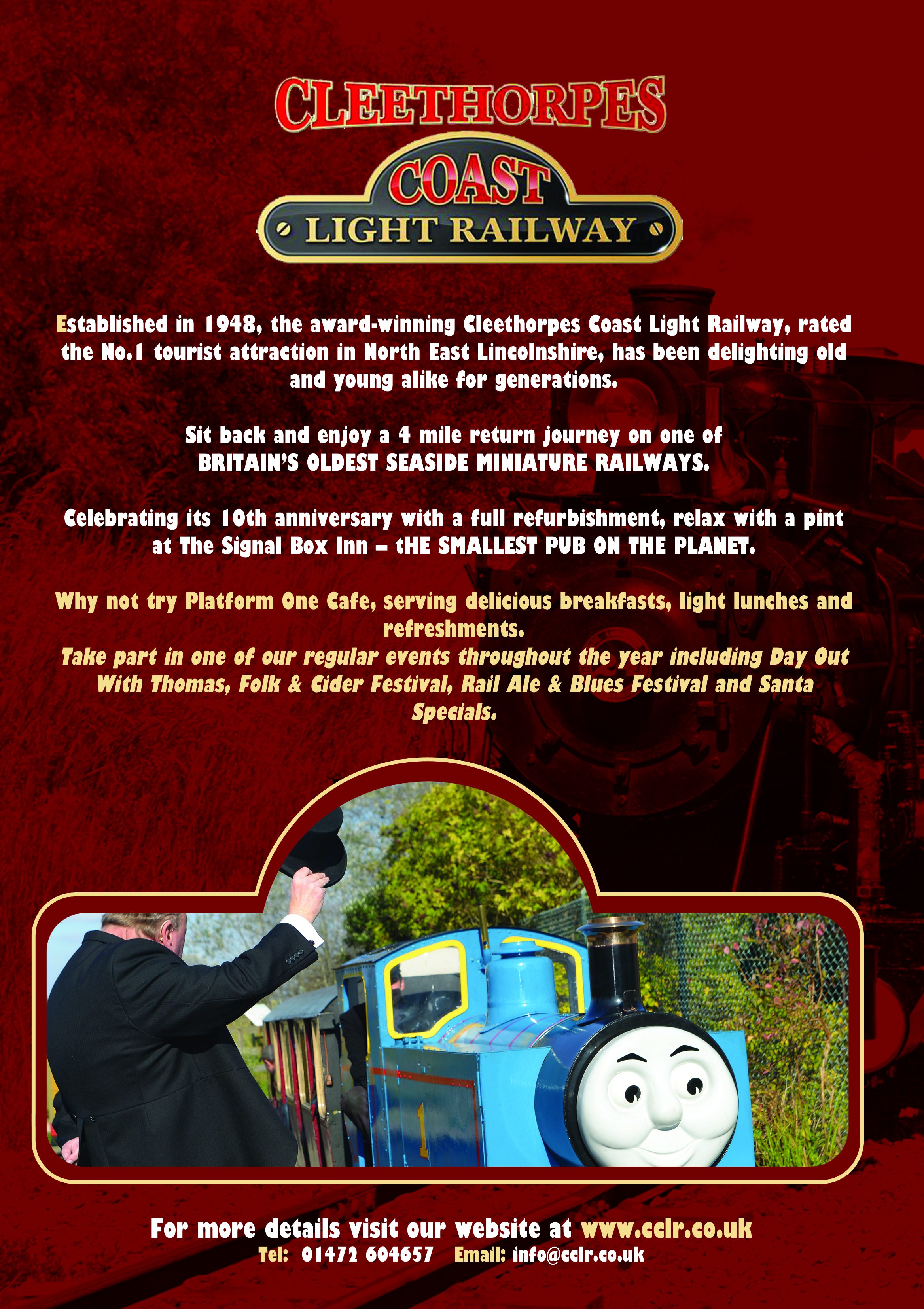 Poster Design by roopaljain for Cleethorpes Light Railway Ltd | Design #9323174