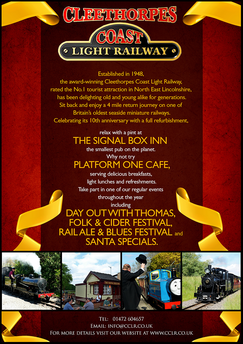 Diseño de Póster por B L X C K_R X I N B O W para Cleethorpes Light Railway Ltd | Diseño #9314797