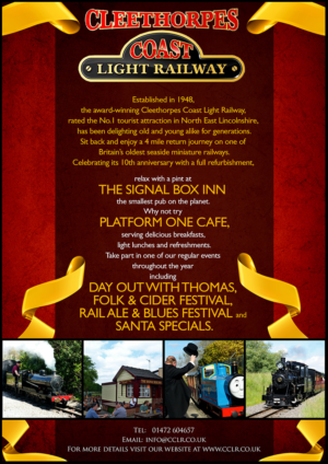 Poster Design by B L X C K_R X I N B O W for Cleethorpes Light Railway Ltd | Design: #9314797