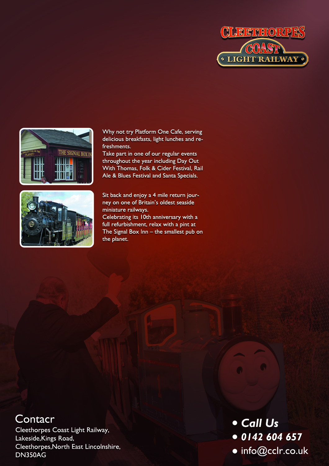 Poster Design by freelancerrashed for Cleethorpes Light Railway Ltd | Design #9323602