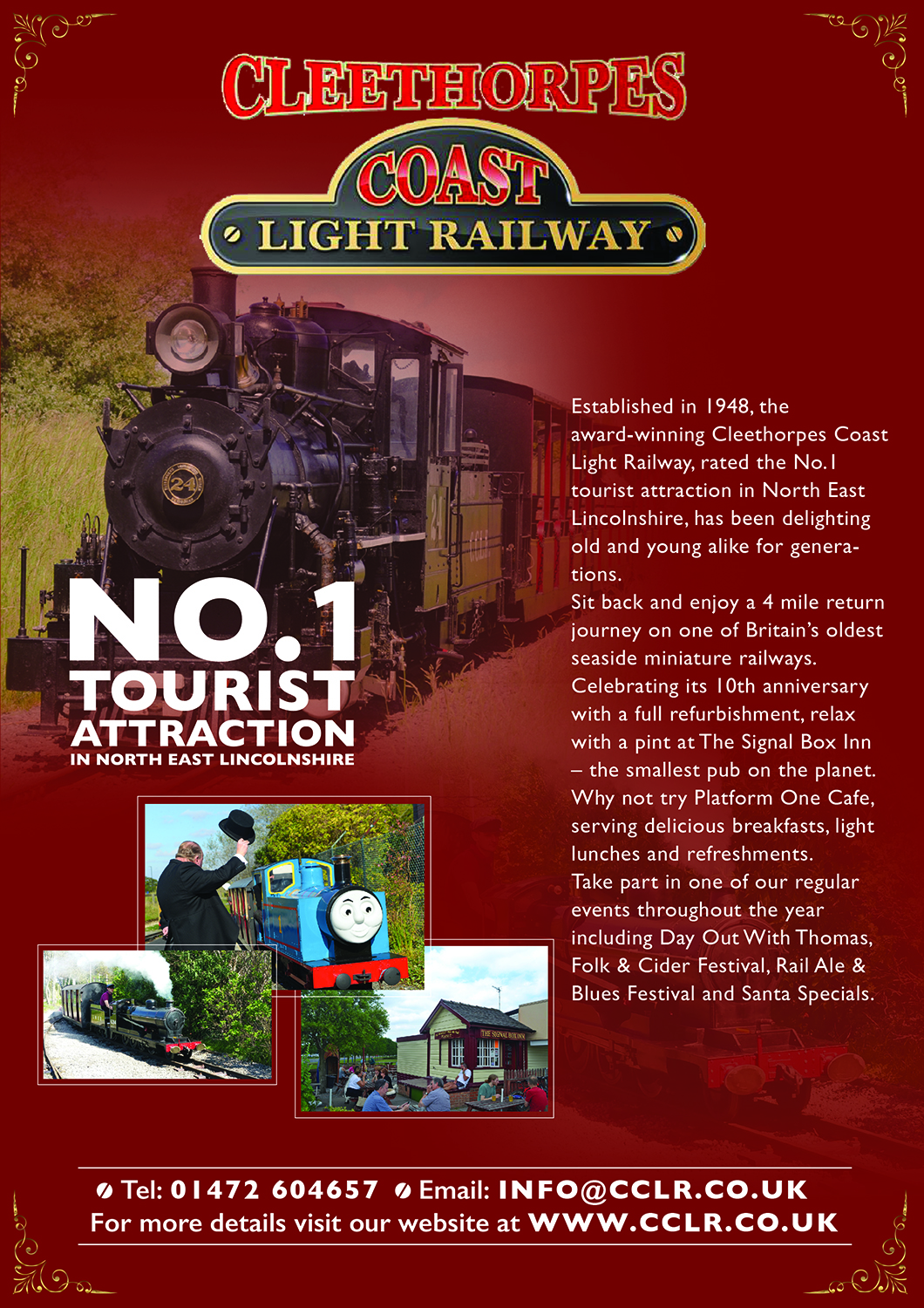 Poster Design by Hung Phung for Cleethorpes Light Railway Ltd | Design #9304425