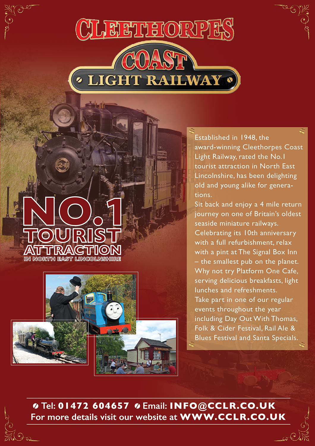 Poster Design by Hung Phung for Cleethorpes Light Railway Ltd | Design #9305640