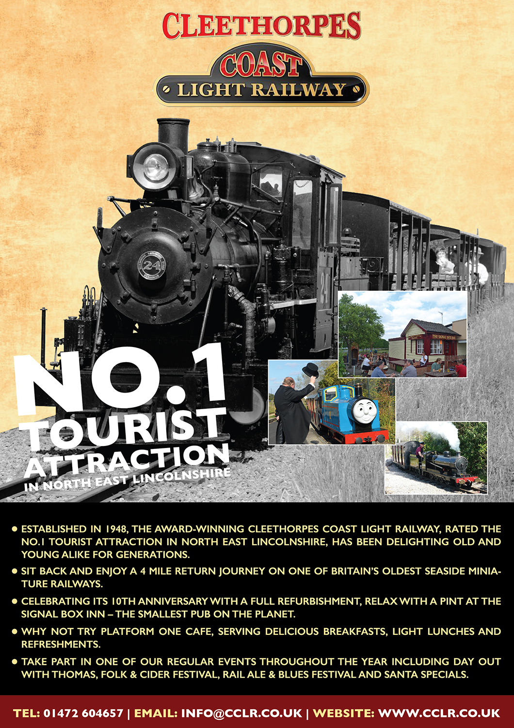 Design de Poster par Hung Phung pour Cleethorpes Light Railway Ltd | Design #9351183