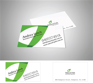 Design de Carte de Visite par Diimagery pour Natural-Path | Design : #2065215