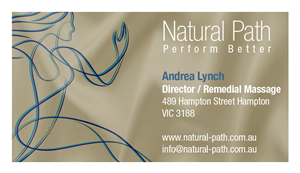 Design de Carte de Visite par The Suit Singapore pour Natural-Path | Design : #2062197