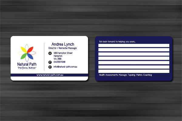 Business Card Design by log3creative for Natural-Path | Design #2046820
