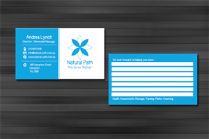 Design de Carte de Visite par log3creative pour Natural-Path | Design : #2056859